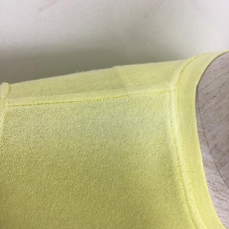 ベイフロー BAYFLOW Tシャツ 半袖 BM1706TA01 パイル地 胸ポケット 2 ロゴ、文字 黄 / イエロー /  メンズ USED 古着 中古 10106944