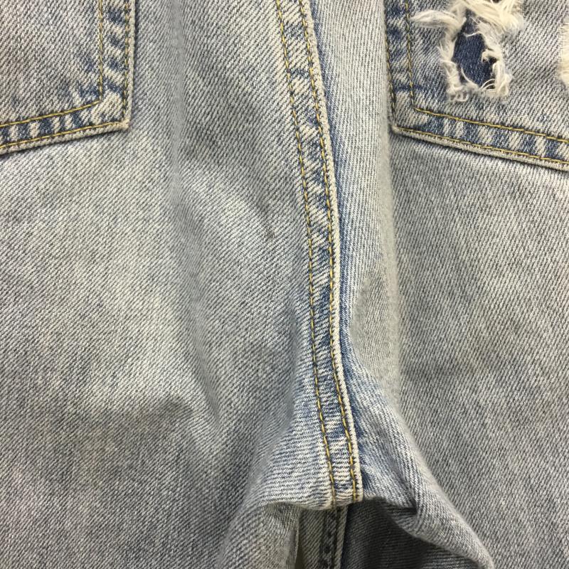 アズールバイマウジー AZUL BY MOUSSY パンツ デニム、ジーンズ 26インチ ダメージ加工 水色 / ライトブルー /  レディース USED 古着 中古 10143883