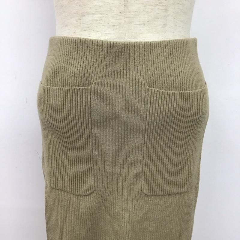 ミラオーウェン Mila Owen セットアップ セットアップ 09wn0224171 セットアップ 長袖ニット ロングニットスカート 0 無地 ベージュ / ベージュ /  レディース USED 古着 中古 10149344