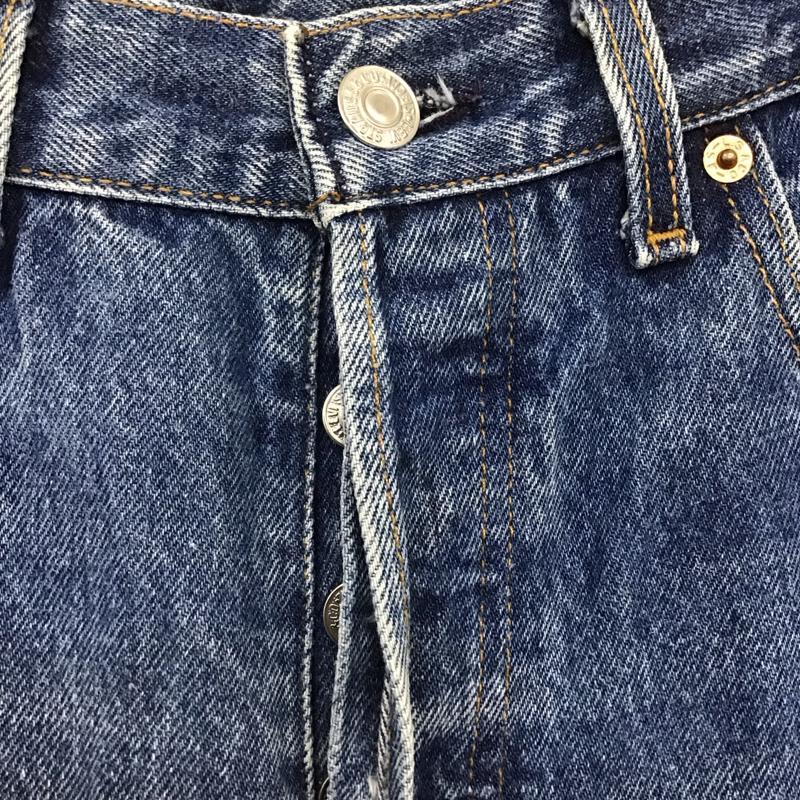 リーバイストラウスアンドコー Levi Strauss & co. パンツ デニム、ジーンズ デニムパンツ ストレートパンツ ワイドパンツ カジュアルパンツ 34インチ 無地 インディゴ / インディゴ /  メンズ USED 古着 中古 10119547