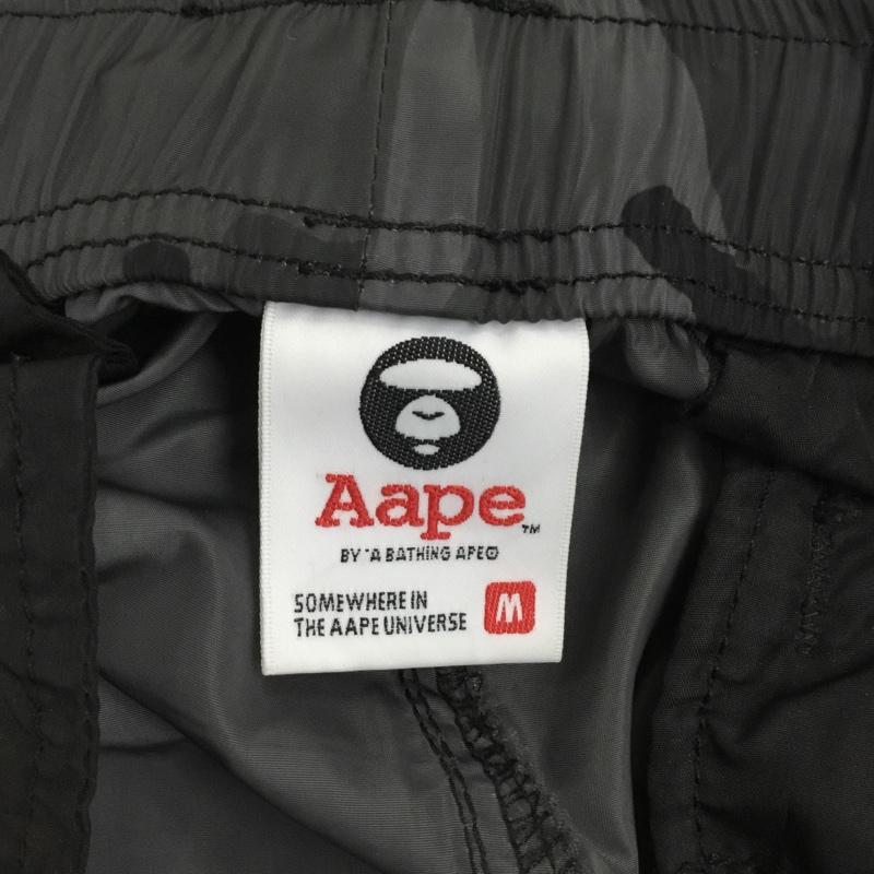 エーエイプバイアベイシングエイプ AAPE BY A BATHING APE パンツ ワークパンツ、ペインターパンツ ナイロンパンツ ワイドパンツ カジュアルパンツ M 総柄 灰 / グレー /  メンズ USED 古着 中古 10111292