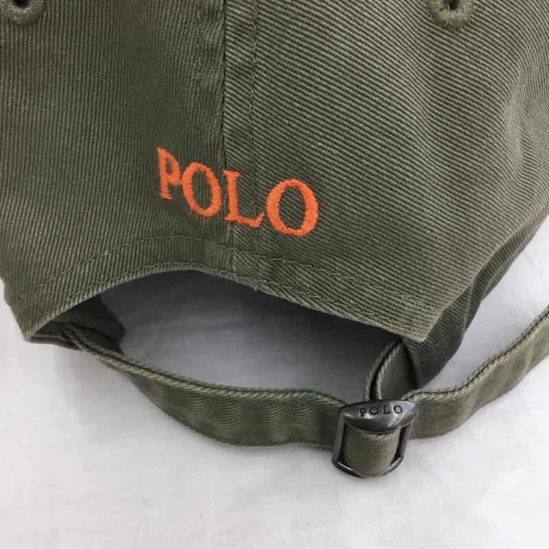 ポロラルフローレン POLO RALPH LAUREN 帽子 キャップ ロゴ、文字 カーキ / カーキ /  メンズ USED 古着 中古 10140923