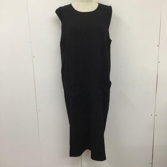 エミプラス emi+ ワンピース ロングスカート A02A1632EM ノースリーブ タグ付き FREE 無地 黒 / ブラック /  レディース USED 古着 中古 10108579