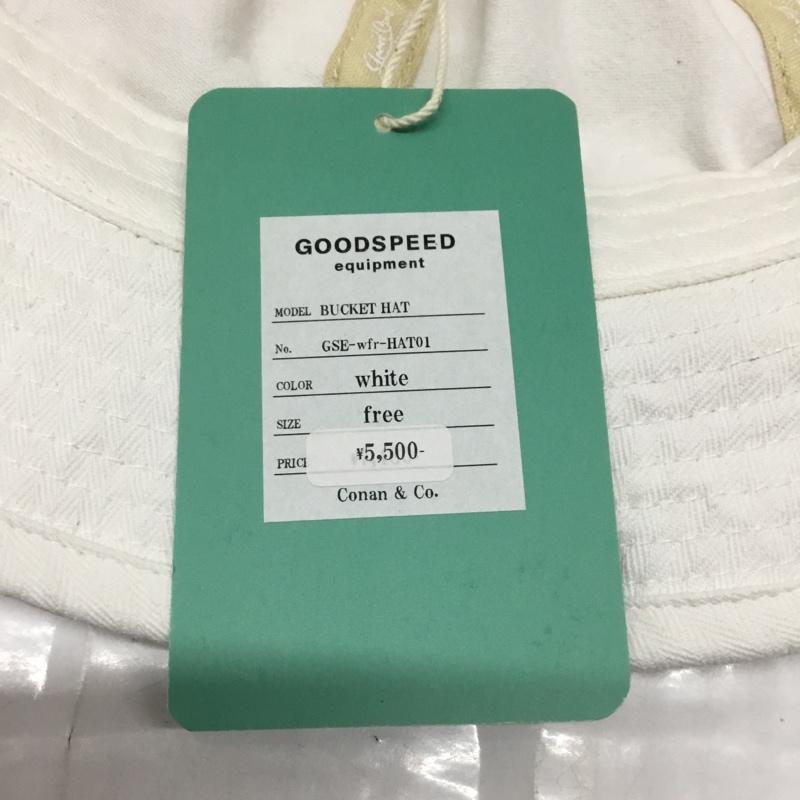 グッドスピード GOOD SPEED 帽子 ハット FREE ワンポイント 白 / ホワイト /  メンズ USED 古着 中古 10113968