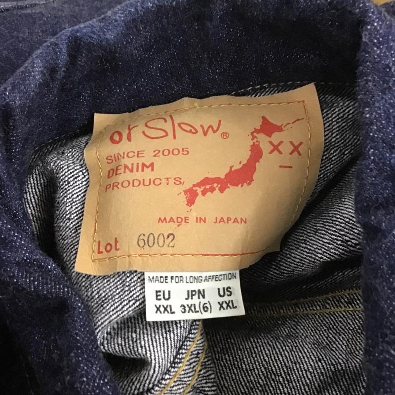 オアスロウ orSlow ジャケット、上着 ジャケット、ブレザー Gジャン デニムジャケット カラージャケット アウター ark別注 2nd型 無地 インディゴ / インディゴ /  メンズ USED 古着 中古 10105747