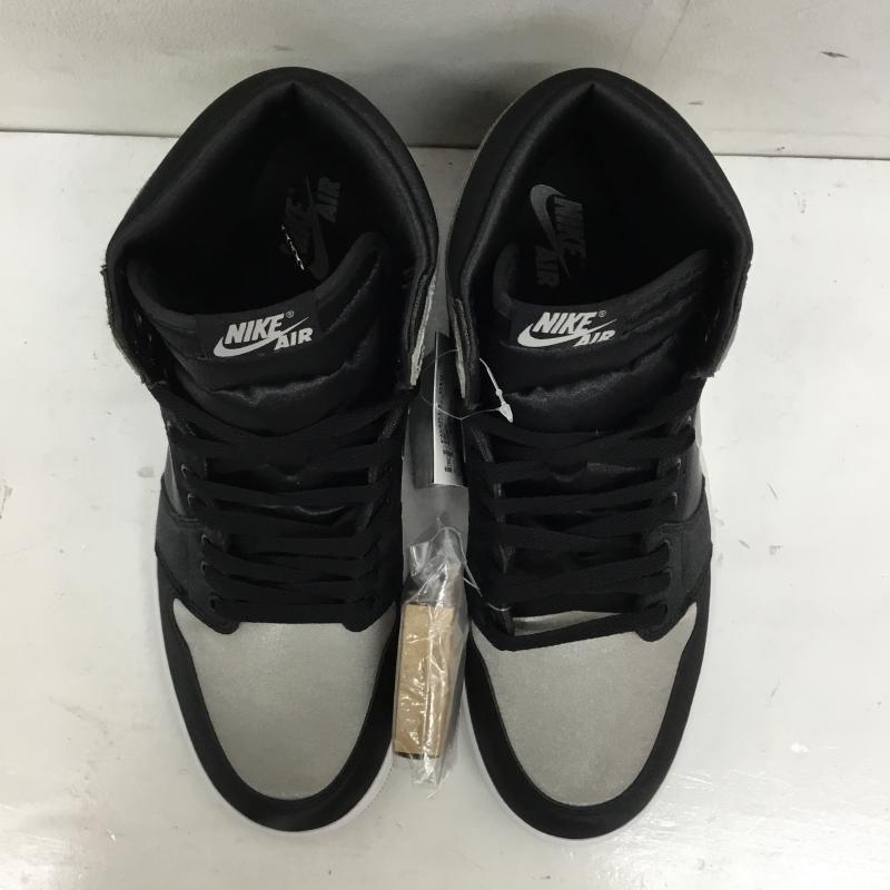 ナイキ NIKE スニーカー スニーカー FD4810-010 Women s Air Jordan 1 Retro High OG Satin Shadow 28.5cm ロゴ、文字 黒 / ブラック / X 灰 / グレー /  メンズ USED 古着 中古 10141692