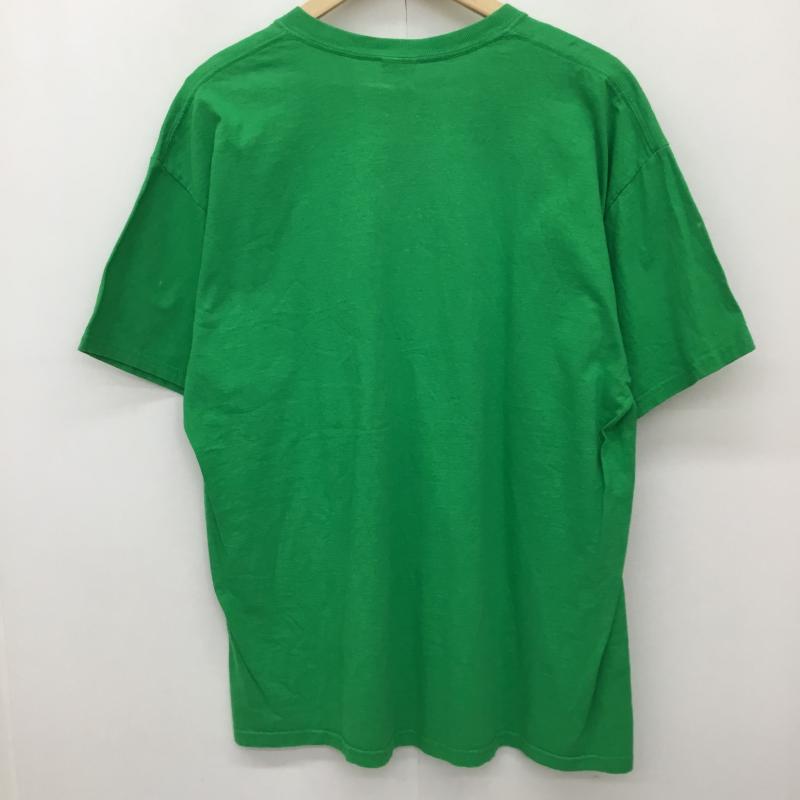 フルーツオブザルーム FRUIT OF THE LOOM Tシャツ 半袖 XL プリント X ワンポイント 緑 / グリーン /  メンズ USED 古着 中古 10133853