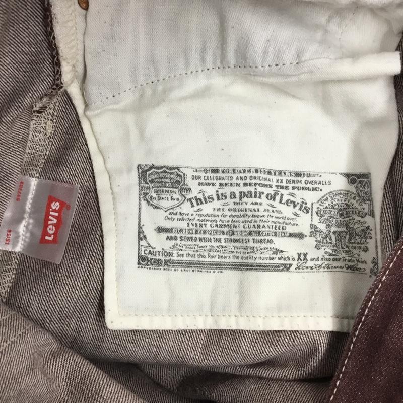リーバイストラウスアンドコー Levi Strauss & co. パンツ ショートパンツ ショートパンツ ハーフパンツ カジュアルパンツ デニムパンツ 36 無地 えんじ / ワインレッド /  メンズ USED 古着 中古 10108749