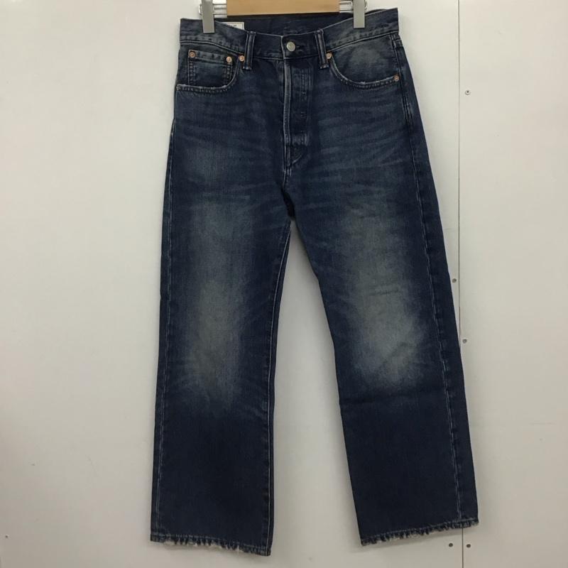 ギャップ GAP パンツ デニム、ジーンズ デニムパンツ ワイドパンツ カジュアルパンツ ストレッチパンツ 28インチ ダメージ加工 インディゴ / インディゴ /  メンズ USED 古着 中古 10148040