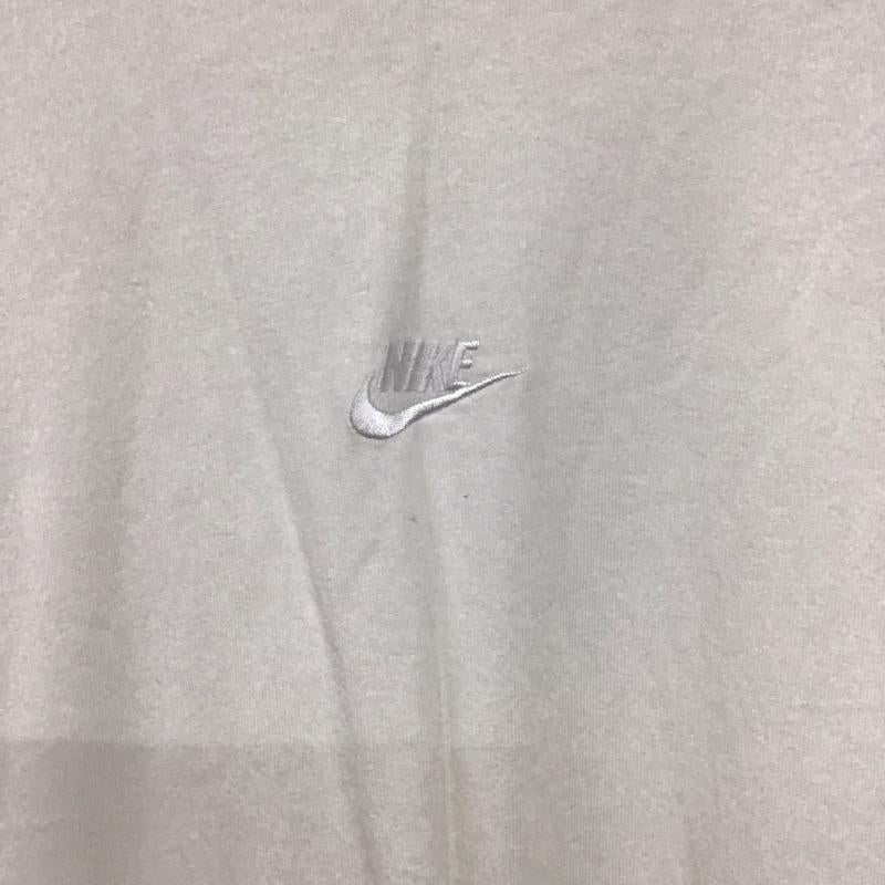 ナイキ NIKE Tシャツ 半袖 半袖カットソー プリントTシャツ クルーネックカットソー L ロゴ、文字 白 / ホワイト /  メンズ USED 古着 中古 10140511