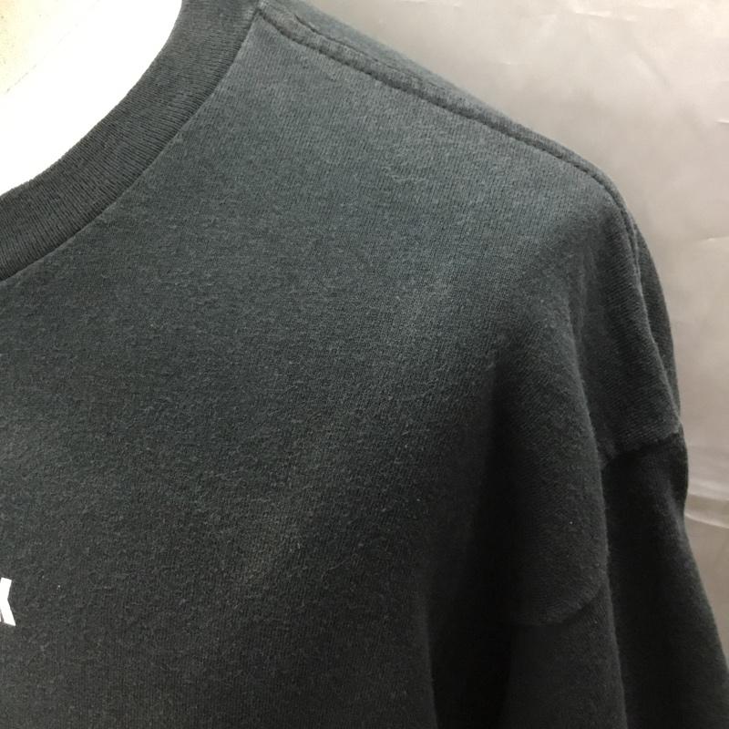 古着 USED Tシャツ 半袖 半袖カットソー プリントTシャツ クルーネックカットソー L プリント 黒 / ブラック /  メンズ USED 古着 中古 10114164