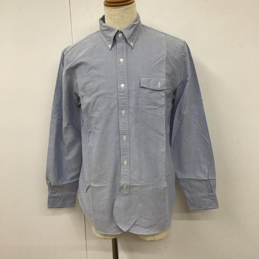 ブルックスブラザーズ BROOKS BROTHERS シャツ、ブラウス 長袖 長袖シャツ カラーシャツ ポケットシャツ 長袖カットソー M 無地 水色 / ライトブルー /  メンズ USED 古着 中古 10112778