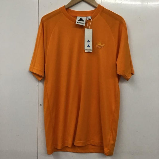 アディダス adidas カットソー 半袖 s96974 パレススケートボードゲームシャツ 半袖カットソー ロゴ、文字 橙 / オレンジ /  メンズ USED 古着 中古 10131241