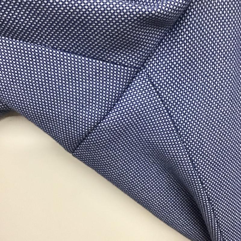 ザラ ZARA パンツ スラックス スラックスパンツ ワイドパンツ ストレッチパンツ 44 総柄 青 / ブルー /  メンズ USED 古着 中古 10129255