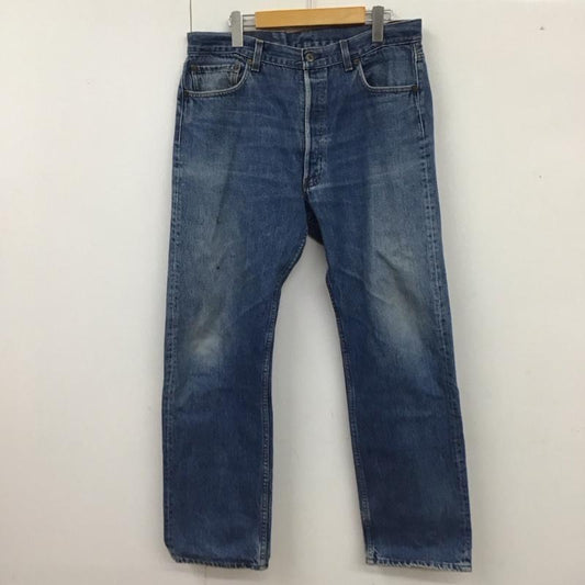 リーバイストラウスアンドコー Levi Strauss & co. パンツ デニム、ジーンズ デニムパンツ ストレートパンツ ワイドパンツ カジュアルパンツ 38 無地 インディゴ / インディゴ /  メンズ USED 古着 中古 10116433