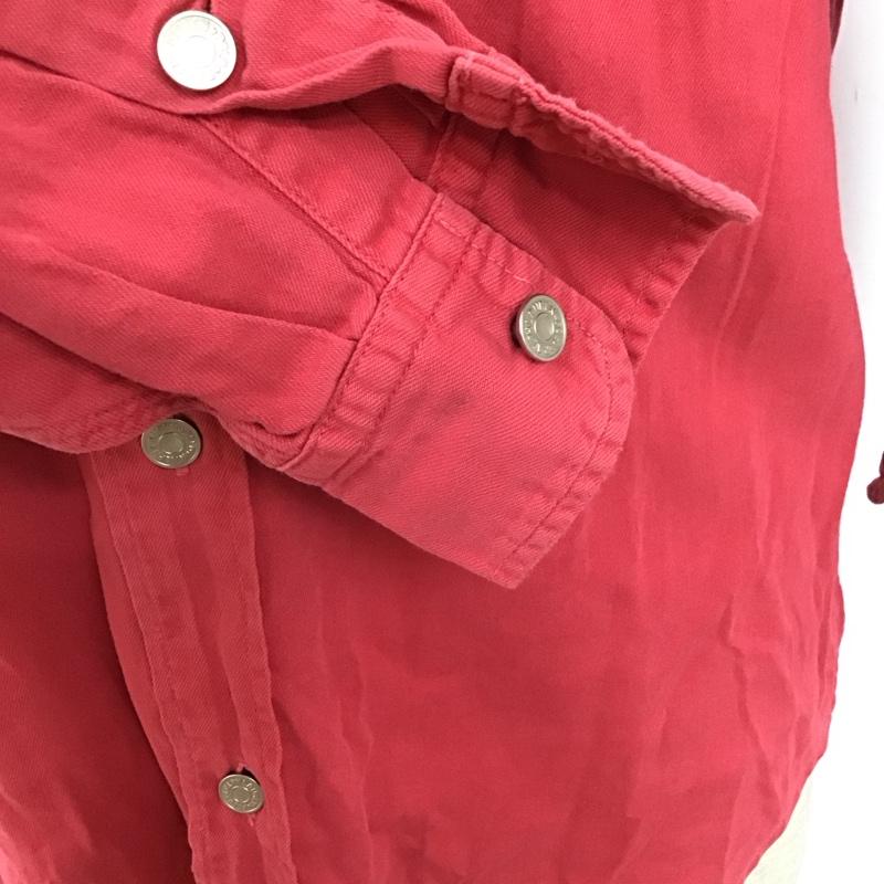 ラルフローレン RALPHLAUREN シャツ、ブラウス 長袖 80年代 9 刺繍 赤 / レッド /  メンズ USED 古着 中古 10111087