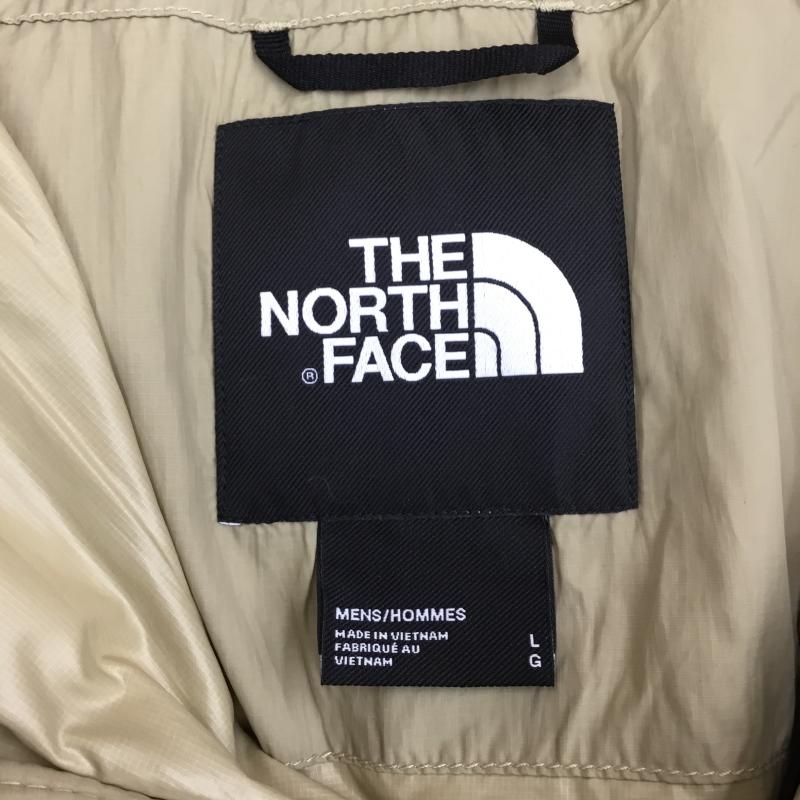 ザノースフェイス THE NORTH FACE ジャケット、上着 ダウンジャケット NF0A852FQV3-L L ロゴ、文字 茶 / ブラウン / X ベージュ / ベージュ /  メンズ USED 古着 中古 10137893
