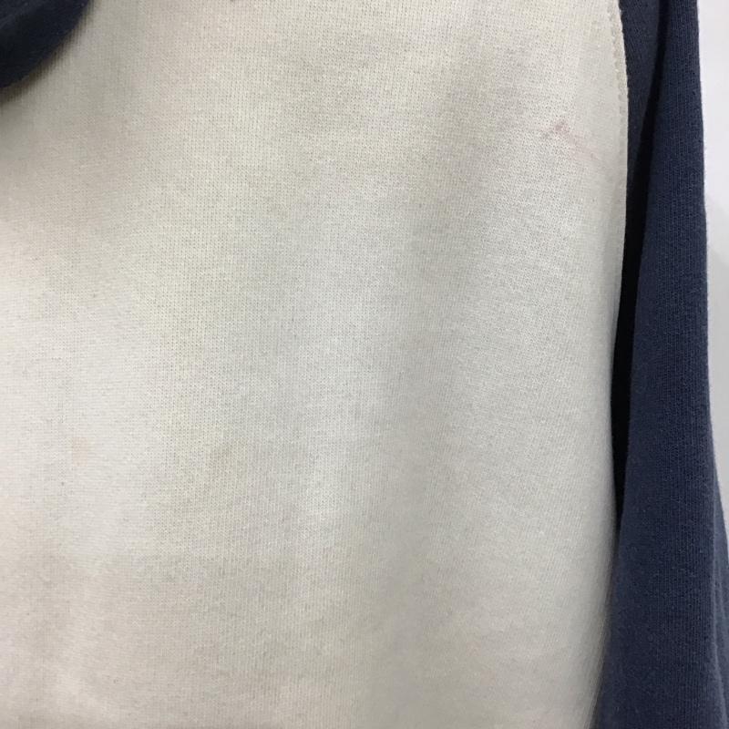ポロバイラルフローレン Polo by RALPH LAUREN パーカー 長袖 L ロゴ、文字 X  白 / ホワイト / X 紺 / ネイビー /  メンズ USED 古着 中古 10117151