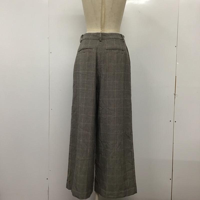 ニコアンド niko and... ボトムス ボトムス ST95CL01TO ワイドパンツ L 千鳥格子 白 / ホワイト / X 黒 / ブラック / X ベージュ / ベージュ /  レディース USED 古着 中古 10124418