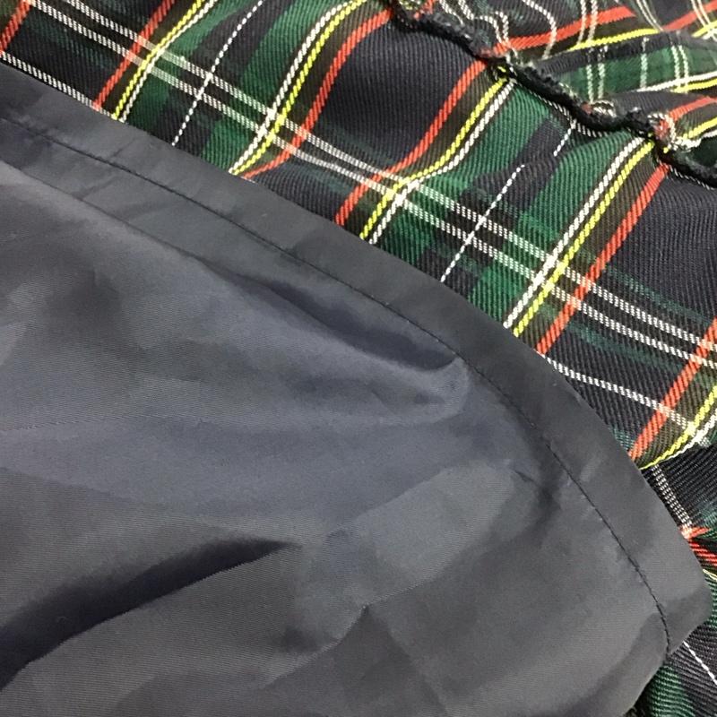ダブルクローゼット w closet ワンピース ロングスカート 343187 フリルティアードキャミワンピース チェック マルチカラー / マルチカラー /  レディース USED 古着 中古 10122559