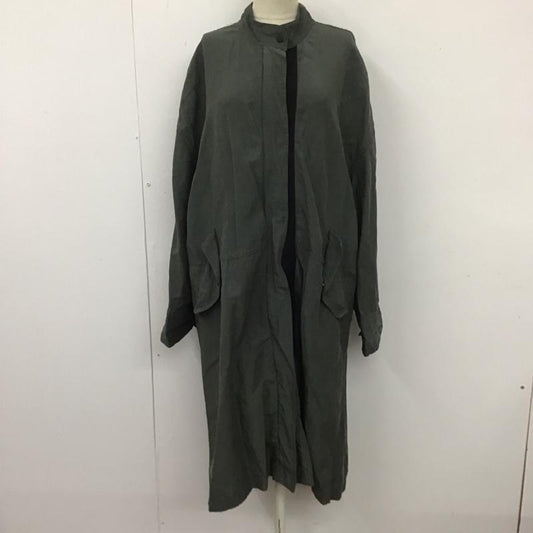 ザラ ZARA ジャケット、上着 ジャケット、ブレザー 5071 022 505 ロングコート M 無地 カーキ / カーキ /  レディース USED 古着 中古 10109454