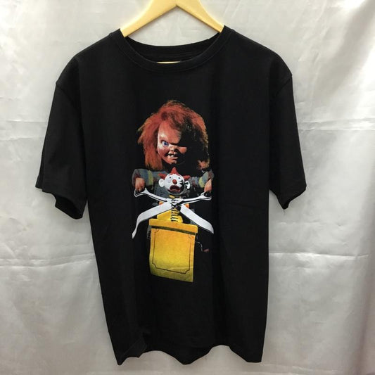 古着 USED Tシャツ 半袖 半袖カットソー プリントTシャツ クルーネックカットソー バンドTシャツ L プリント 黒 / ブラック /  メンズ USED 古着 中古 10106927