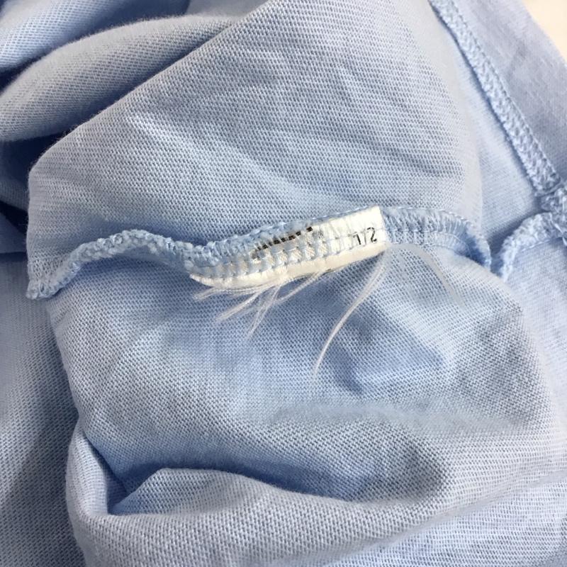 アディダス adidas Tシャツ 半袖 半袖カットソー プリントTシャツ クルーネックカットソー ロゴ、文字 水色 / ライトブルー /  メンズ USED 古着 中古 10133708