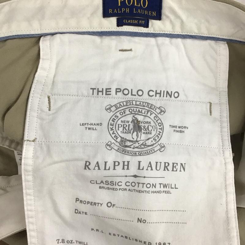 ポロラルフローレン POLO RALPH LAUREN パンツ チノパン CLASSIC FIT 40 40 無地 ベージュ / ベージュ /  メンズ USED 古着 中古 10112927