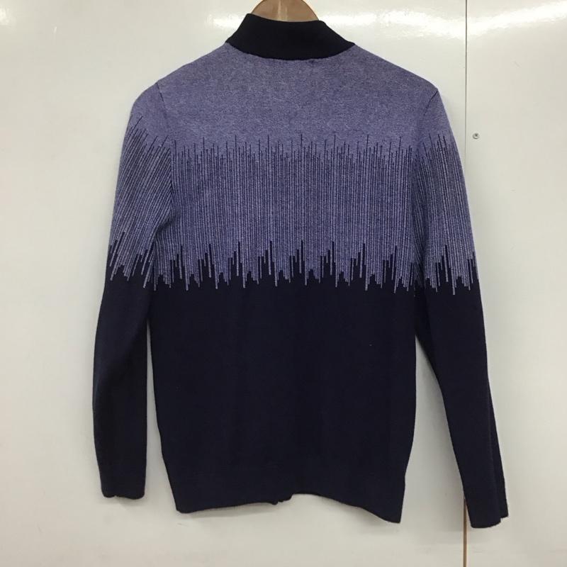 ゼニア Zegna カーディガン 長袖 ジップアップカーディガン ジップアップニット アウター イタリア製 L プリント マルチカラー / マルチカラー /  メンズ USED 古着 中古 10141475