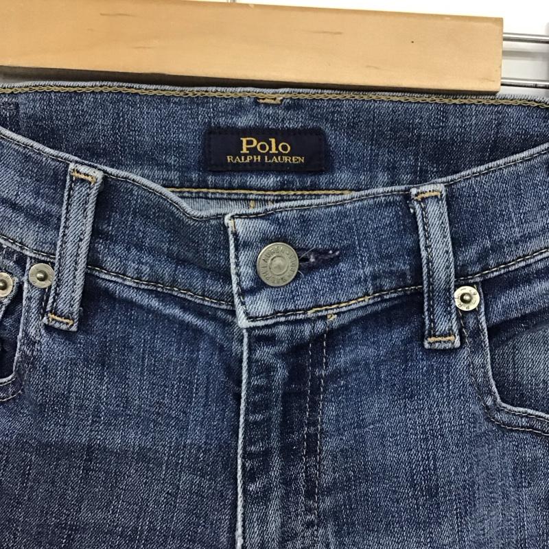 ポロラルフローレン POLO RALPH LAUREN パンツ デニム、ジーンズ 27インチ 無地 水色 / ライトブルー /  レディース USED 古着 中古 10142914