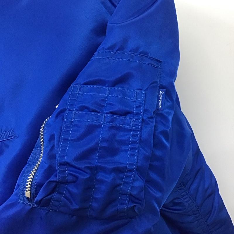 シュプリーム Supreme ジャケット、上着 ジャケット、ブレザー ss22 SECONDTONONEMA-1JACKET ジップアップジャケット アウター M ロゴ、文字 青 / ブルー /  メンズ USED 古着 中古 10115369