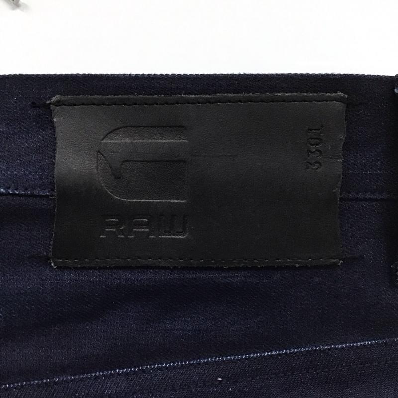 ジースターロゥ G-STAR RAW パンツ デニム、ジーンズ デニムパンツ ワーカージーンズ カジュアルパンツ ストレートパンツ 34インチ 無地 紺 / ネイビー /  メンズ USED 古着 中古 10107260