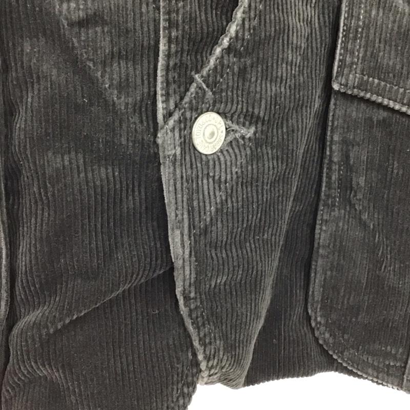 シュガーケーン SUGAR CANE ベスト ベスト SC15649 PIGMENT DYED 9W CORDUROY ADJUSTABLE HUNTING VEST L 無地 黒 / ブラック /  メンズ USED 古着 中古 10134526