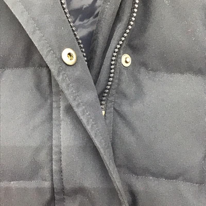 ピレネックス Pyrenex コート ダウンコート hwm004 ファー付き 34 無地 紺 / ネイビー /  レディース USED 古着 中古 10143048