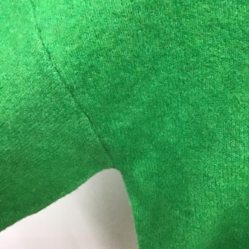 ザラ ZARA ニット、セーター 長袖 5536 112 500 ハイネック タートルネック L 無地 緑 / グリーン /  レディース USED 古着 中古 10119605