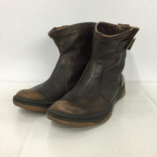 ディーゼル DIESEL ブーツ ショートブーツ Y00261 ショートエンジニアブーツ 28cm 28.0cm ワンポイント ダークブラウン / ダークブラウン /  メンズ USED 古着 中古 10149228