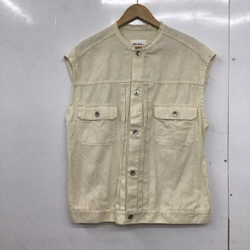 ニコアンド niko and... ベスト ベスト FREE 無地 アイボリー / アイボリー /  レディース USED 古着 中古 10148555