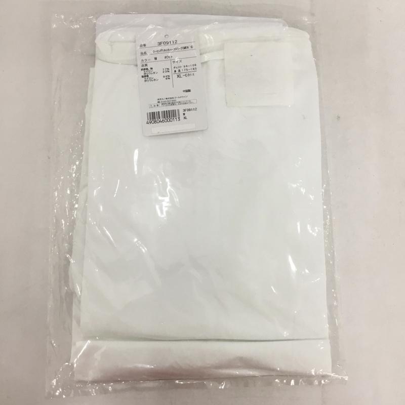 古着 USED Tシャツ 半袖 C3fit 3F09112 クーリング Vネックハーフスリーブ XL ワンポイント 白 / ホワイト /  メンズ USED 古着 中古 10132869