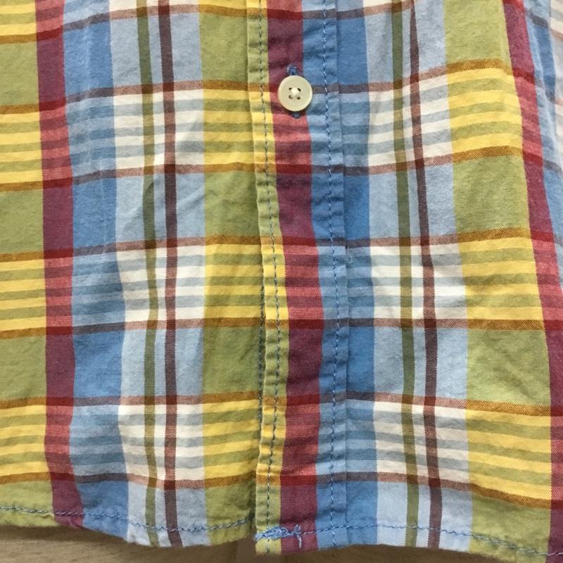 グローバルワーク GLOBAL WORK シャツ、ブラウス 半袖 半袖シャツ チェックシャツ カラーシャツ カジュアルシャツ M チェック マルチカラー / マルチカラー /  メンズ USED 古着 中古 10108840