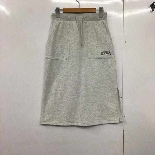 ルーカ RVCA スカート ひざ丈スカート スウェット M 無地 白 / ホワイト /  レディース USED 古着 中古 10142782