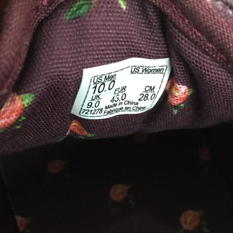 バンズ VANS スニーカー スニーカー 721278 28cm ローカット 28.0cm 花柄 紫 / パープル /  メンズ USED 古着 中古 10131673