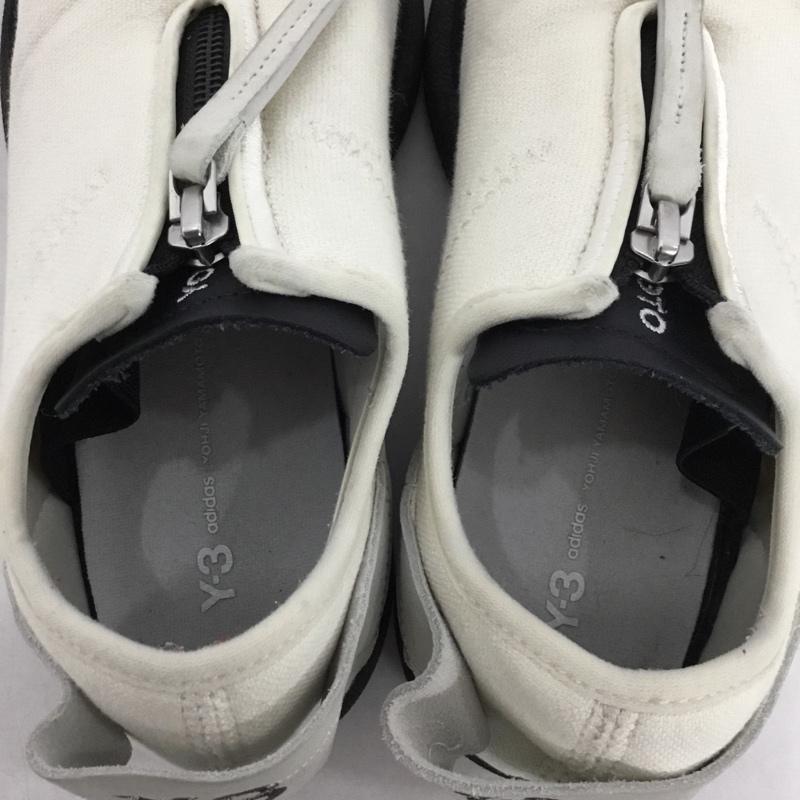 ワイスリー Y-3 スニーカー スニーカー BC0943 センタージップ ローカット Yohji Yamamoto 23cm 23.0cm ロゴ、文字 白 / ホワイト / X 黒 / ブラック /  レディース USED 古着 中古 10145154