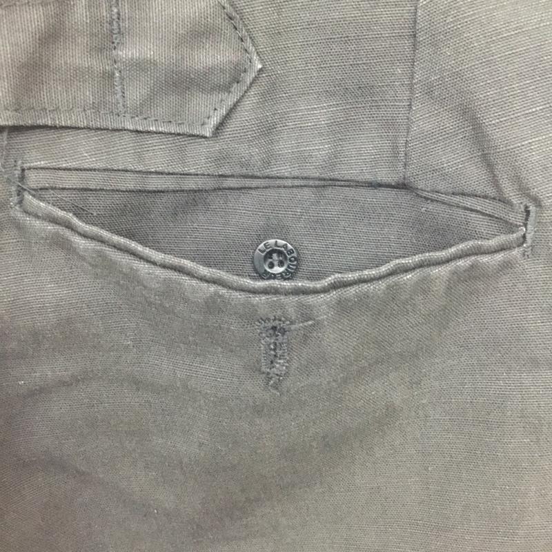 ラブルール Le LABOUREUR パンツ チノパン チノパン カジュアルパンツ ワイドパンツ ストレートパンツ 42 無地 黒 / ブラック /  メンズ USED 古着 中古 10112318