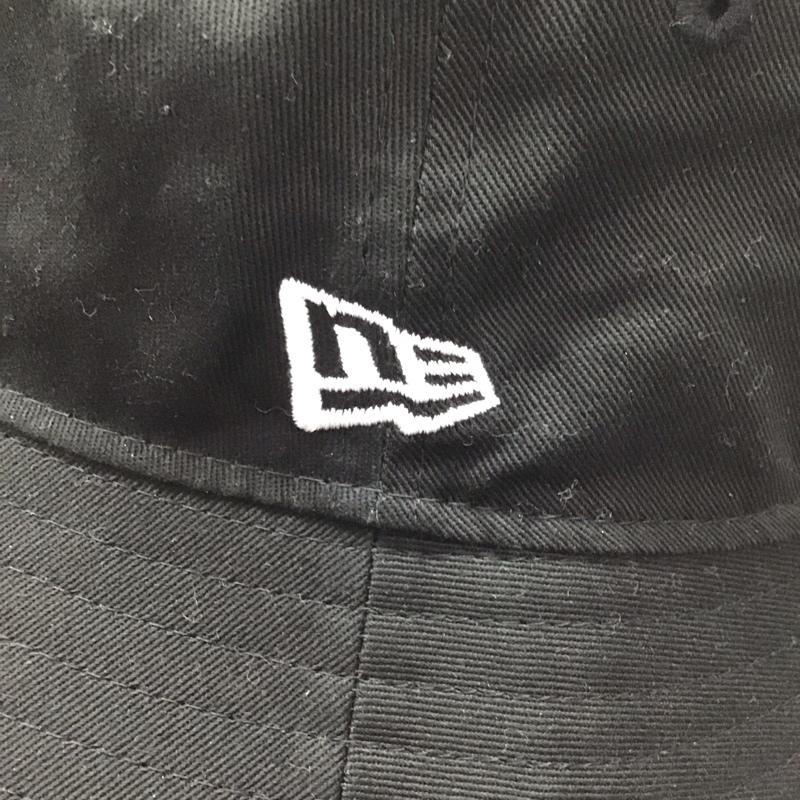 ニューエラ NEW ERA 帽子 ハット バケットハット ロゴ、文字 黒 / ブラック /  メンズ USED 古着 中古 10115064