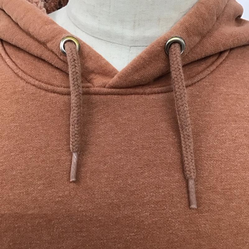 カーハート Carhartt パーカー 長袖 L ロゴ、文字 茶 / ブラウン /  メンズ USED 古着 中古 10124518
