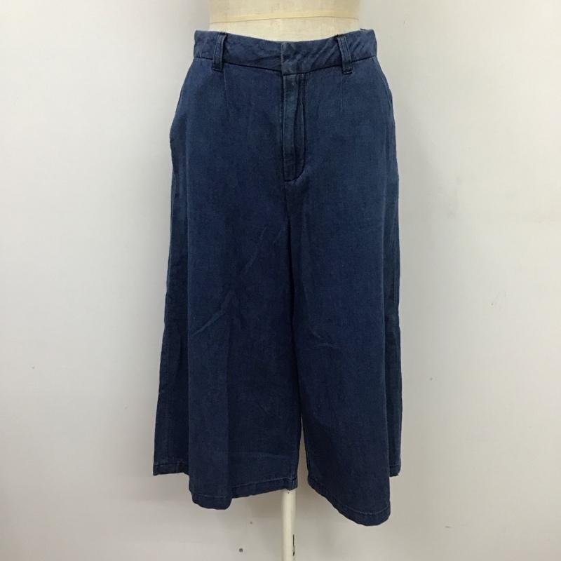 マウジー MOUSSY ボトムス ボトムス 0108SW30-1900 ワイドパンツ ガウチョパンツ 1 無地 インディゴ / インディゴ /  レディース USED 古着 中古 10117735