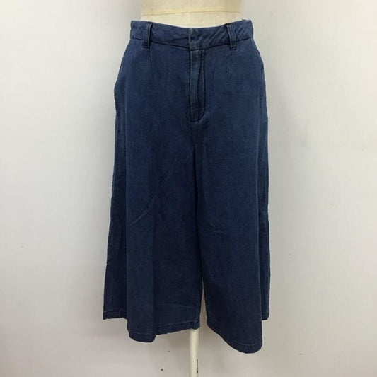 マウジー MOUSSY ボトムス ボトムス 0108SW30-1900 ワイドパンツ ガウチョパンツ 1 無地 インディゴ / インディゴ /  レディース USED 古着 中古 10117735