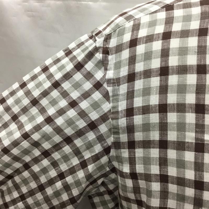 カマクラシャツ 鎌倉シャツ シャツ、ブラウス 長袖 長袖シャツ カラーシャツ ポケットシャツ 長袖カットソー チェックシャツ L チェック マルチカラー / マルチカラー /  メンズ USED 古着 中古 10119403