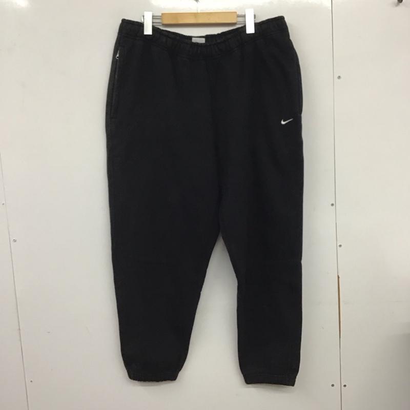 ナイキ NIKE パンツ ワークパンツ、ペインターパンツ da0330-010 フリースパンツ スウェットパンツ ワイドパンツ XXL 無地 黒 / ブラック /  メンズ USED 古着 中古 10140555