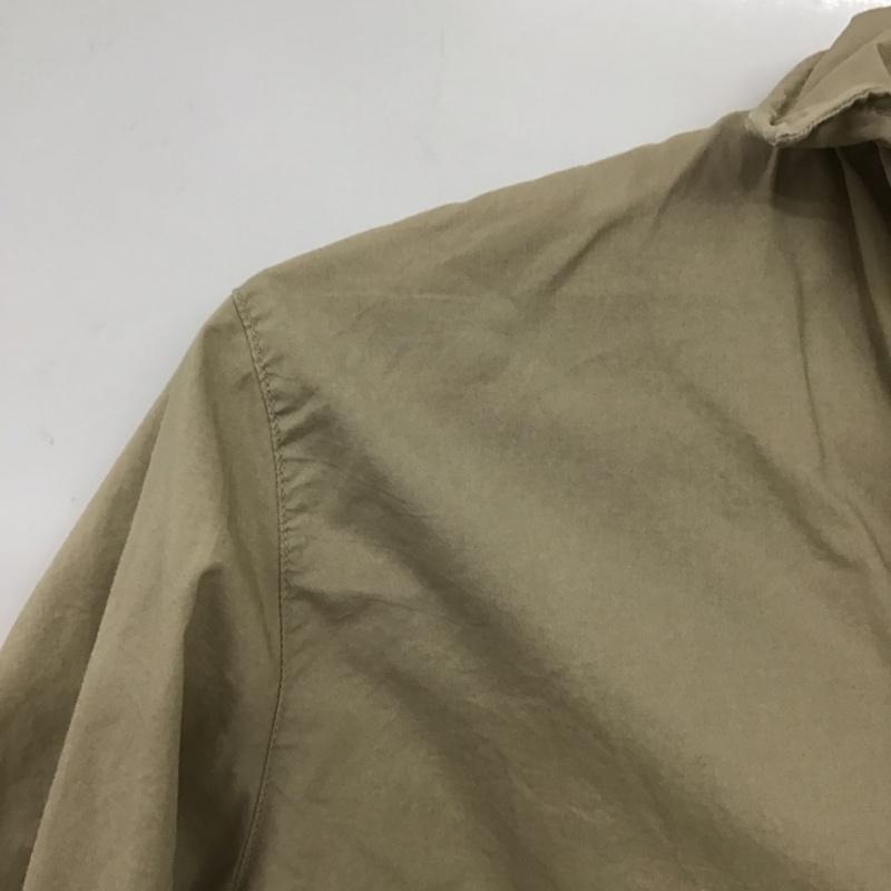 ニコアンド niko and... シャツ、ブラウス 長袖 無地 茶 / ブラウン /  レディース USED 古着 中古 10140403
